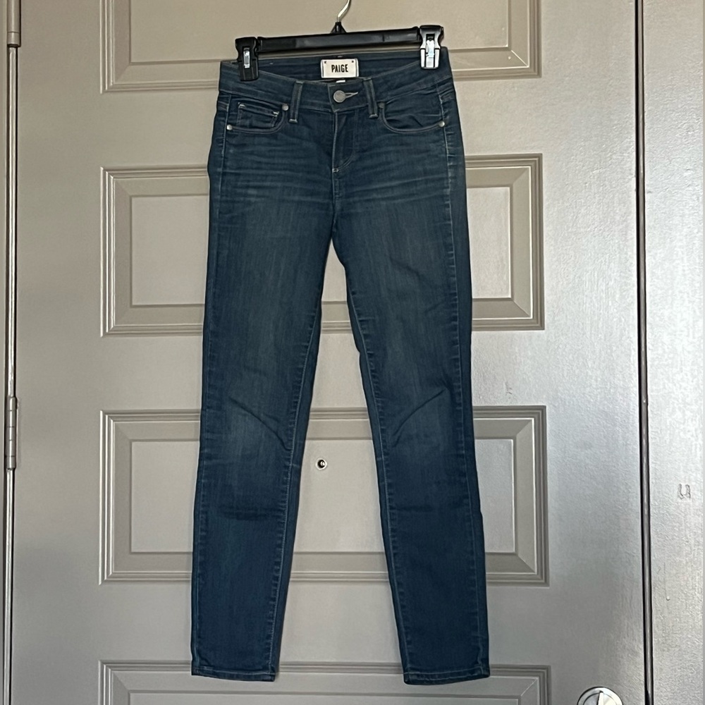 PAIGE Blue Skinny Jeans